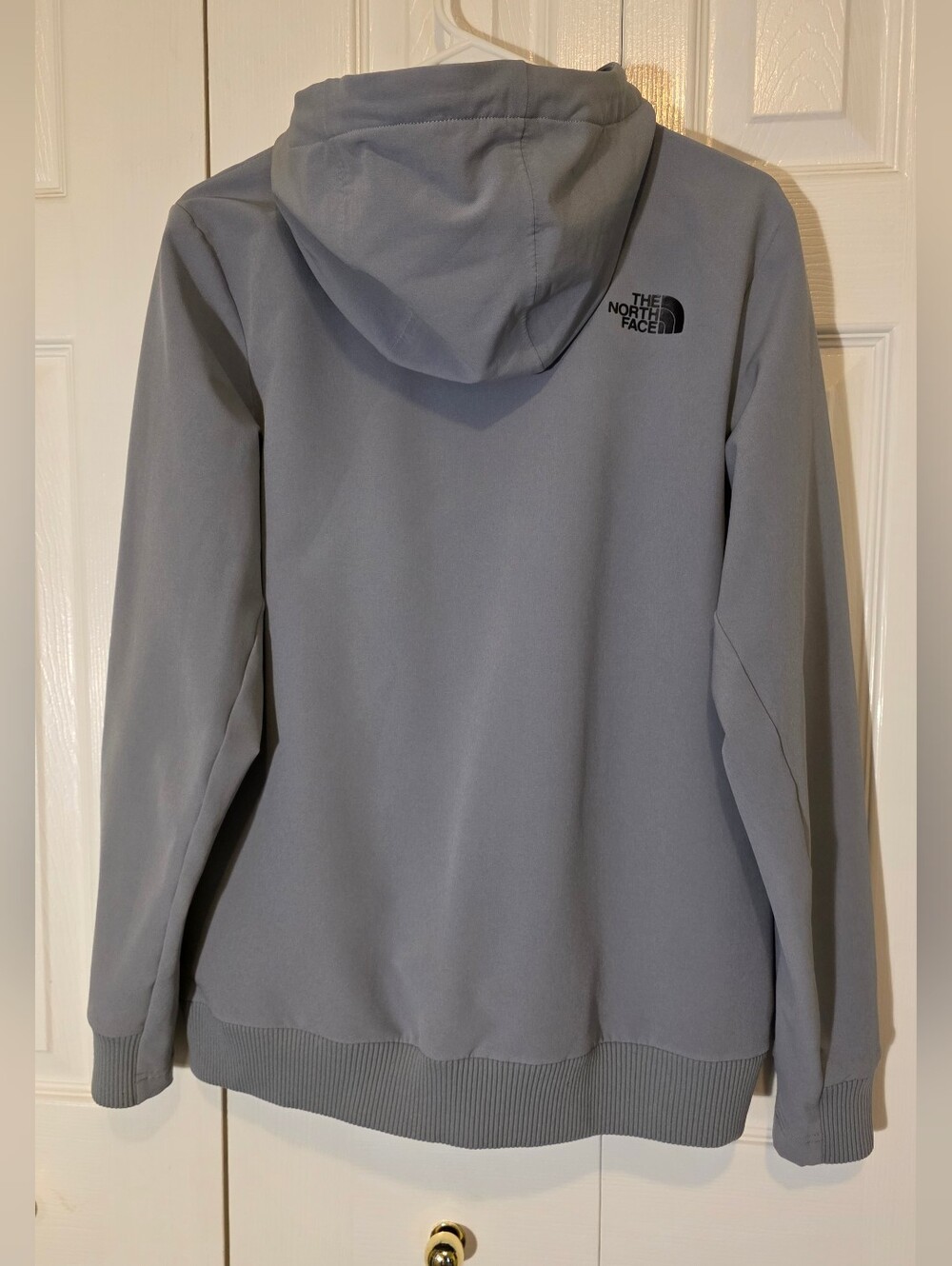 The North Face Women's Tekno Hoodie Pullover Softshell Jacket Grey Medium - Picture 9 of 11